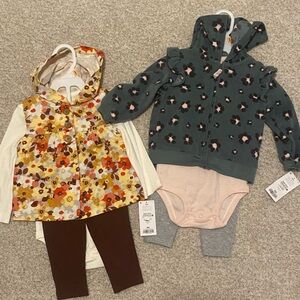 Baby girl 12 months matching sets (2)